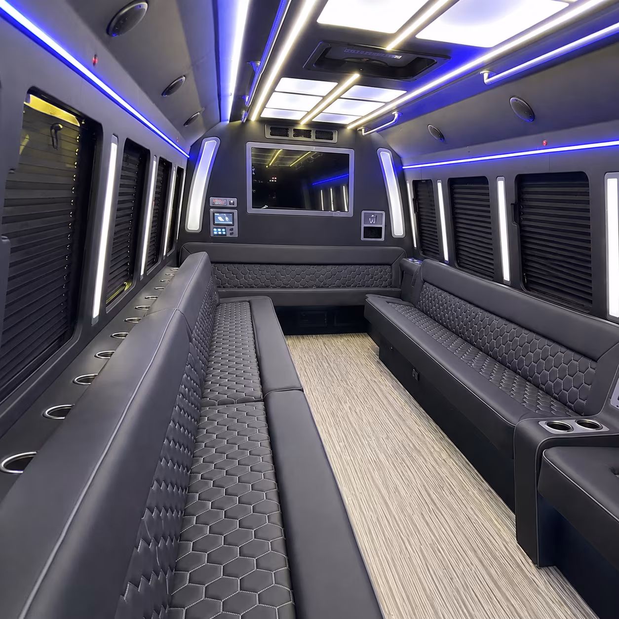 hotel to venue shuttle buses for parma area corporate visitors