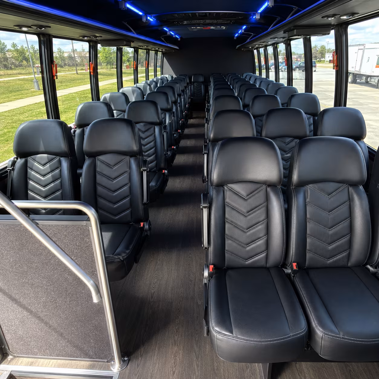 parma 30 passenger minibus inside