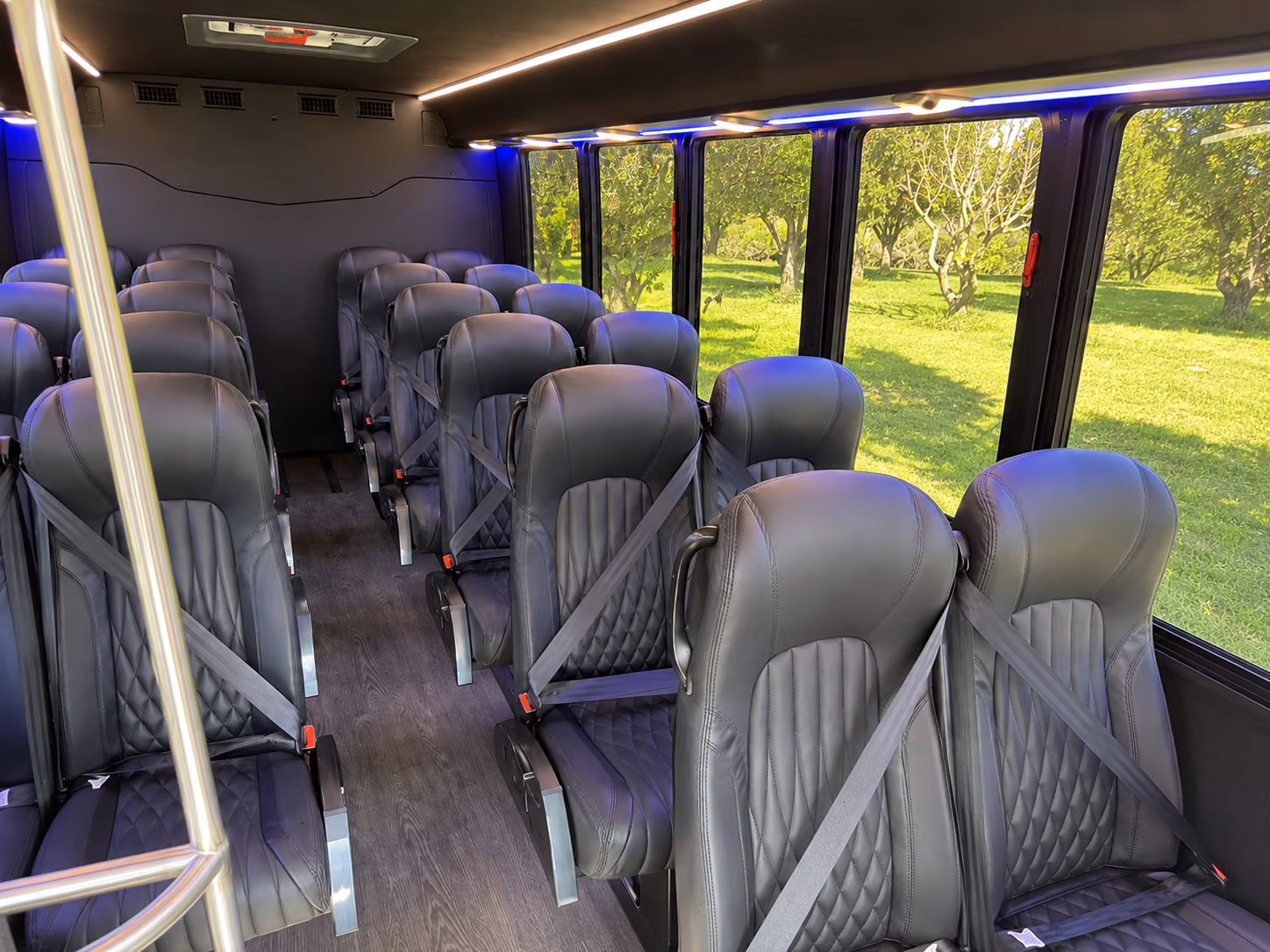 parma corporate transportation onboard seating