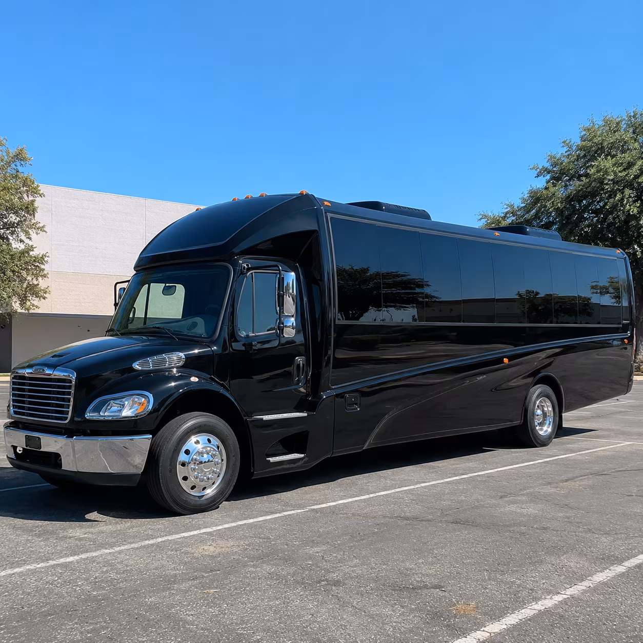 parma sporting event transportation onboard seating
